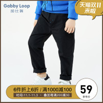 Gabriel childrens clothing autumn new boys casual pants middle-child spring and autumn trousers elastic waist