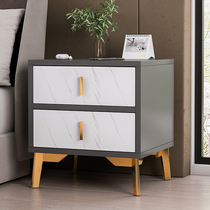 Light luxury bedside table shelf simple modern lockers simple bedroom bedside cabinet mini storage cabinet