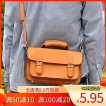 Carpenter slanted satchel version drawing paper-type paper-like handmade leather with diy single shoulder bag handbag design stencil