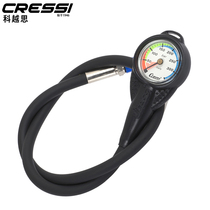 PRESSURE GAUGE barometer in CRESSI PRESSURE GAUGE scuba deep diving residual PRESSURE GAUGE