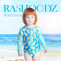 Australia Rashoodz toddler long sleeve zipper sunscreen breifs one-piece swimsuit male treasure baby baby boy