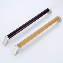 Japanese-style custom solid wood handrail stairs entrance hall old people against the wall corridor aisle nursing home elderly non-slip handle