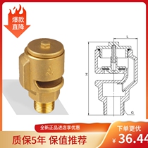 Emco brass suction valve 756 vacuum breaker AAV-16T break valve 4 points DN15
