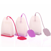1Pc Silicone Tea Strainer Bag Herbal Spice Teapot Tea Infuse