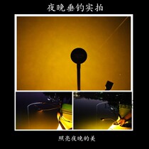 New Raft Fishing Light Double Light Source Light Double Head Raft Fishing Light Special Fish Lure Light Yellow Light 1W 10WUSB Plug