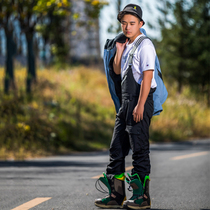 Ski Backbelt Pants snowape Single Double Board Backbelt Pants Waterproof and Breathable Warm Japanese and Korean Tide One-piece Snow Pants