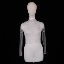 Angel Aimey upscale Nails Beads Small Inner Lap Wedding Dress dress with Perspective Water Drills PHOTO RECESSED STYLING ACCESSORIES