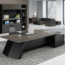 Office furniture upscale boss table presidents table minimalist modern large class desk managers office table and chairs combination