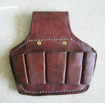 Leather Furniture Old Objects Homework Kit Box Nostalgia 80s Electrician Use Bull Leather Material Tool Clip