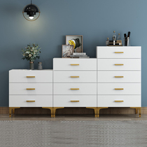 Five-way cabinet light luxury chest locker Nordic three-way cabinet solid wood simple modern multi-function wall storage cabinet