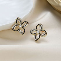 Winy Earbuds Pin Earrings Adorned Golden South Korea Inins Individuality 100 Hitch Yofashion Net Red Temperament Advanced Sensation