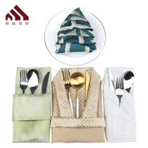 Western-style mouth cloth Cup cloth Restaurant hotel folding flower Household scarf seat towel cloth European-style napkin pad cloth Meal buckle