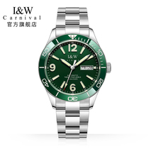 (100 m waterproof) IW brand diving watch men automatic mechanical watch sports luminous brand