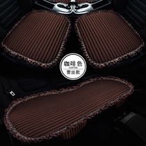Linen car cushion cloth three sets Q3A4 Audi Q5A6L BMW 4 series X5 No backrest winter seat cushion monolithic