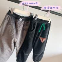 Goodes 19-year winter New plus velvet padded Japanese boys and girls casual campus comfortable jeans