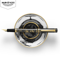 Hero art pen Elbow pen Official official eight Chun figure Adult signature Students with writing practice with curved tip elbow hard pen Calligraphy special hand-drawn art free lettering