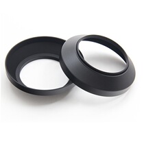 Metal screw hood 49 52 55 58 67 72 77 82mm lens wide-angle horn sunshade