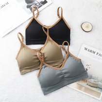 Beauty Back Harness Mesh Red Explosive Money Vest Integrated U Underwear Female no steel ring with chest cushion Anti-walk light obliterating to gather