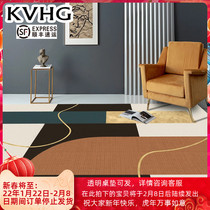 KVHG Nordic ins Wind Carpet Large Area Tea Table Blanket Light Luxury Living Room Bedroom Bedside Full Floor Mats Can Be Wash-Free