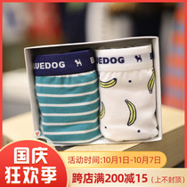 Direct Mail BLUEDOG South Korea Blue Dog Big Boy 2021 Summer Boys Quadruple Panties 2 5 10-02