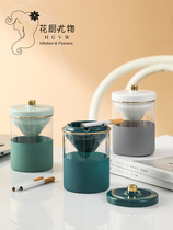 Nordic ashtray ins wind home living room anti-flying ash smoke office creative personality trend funnel windproof