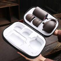 Kung Fu travel simple outdoor tea set Portable bag Quick cup Portable teacup small set gift teapot convenient