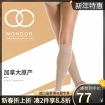 Canadian MONDOR figure skating bottoming socks adult flesh-colored bottoming socks childrens womens medium thick warm 211