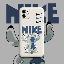 Small monster Apple 11 mobile phone shell liquid silicone iphone11promax all-bag camera anti-fall soft 11pro suitable for men and women new cartoon personality creative lovers ins net