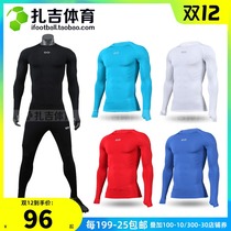 Zaji sports Cikers racing dragon vein Football running fitness clothing men long sleeve quick-drying tights
