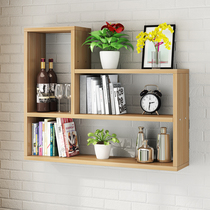 Wall shelf Wall wall rack bedroom partition wall hanging cabinet creative bookshelf wall decoration household bookshelf shelf
