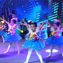 61 Childrens Day Costume for Kindergarten Dance costumes for men and women Happy Little Star Canopy Dress Princess Dress