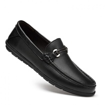 Han paste bean shoes men trend hundred summer fashion lazy shoes breathable summer social lazy boy driving shoes round head