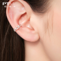 Ear clip simple and small sterling silver earrings without ear holes female wild temperament ear bone clip ear stud earrings 2021 new trend