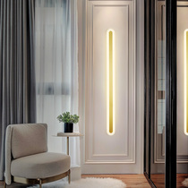 Minimalist wall lamp creative led long strip lamp Nordic simple modern living room background wall wall lamp bedroom bedside lamp