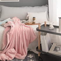 South Korea imported microfiber velvet Lassy ball double-sided cover blanket ins Wind blanket air-conditioning blanket velvet sofa blanket