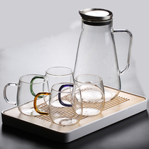 High temperature resistant household cold kettle heat-resistant glass bubble teapot cold kettle flower teapot juice pot