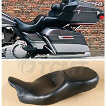 Harley Big Glide Gliding 96-2017 Double Cushion Splink Leather Seat