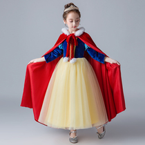 Snow Chic Edge Girl White Snow Princess Dresses Autumn Winter Dress Dresses Children Christmas Love Tha Princess Dresses Dress Out