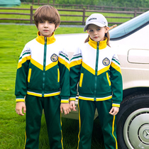 Animation House Kindergarten Garden Clothes Spring and Autumn Clothes School Uniform Set Primary School Class Clothes Teachers British Style Graduation Games