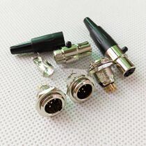 LCD 4-pin plug 4-pin gold-plated four-pin mini XLR male and female 4pin mini XLR plug female