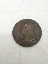  Bronze Coin Commemorative Medal of the gymnastics competition in France in 1898