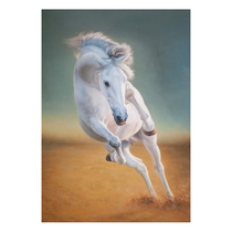 Zheng Jinzhen HorseFine realistic oil painting 90x120cm