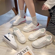 Small white shoes summer air cushion 2021 new student board shoes women ins breathable running shoes Little white shoes womens new Korean version