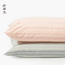 He Jinsheng elegant pillowcase old coarse cloth old craft cotton cotton cotton cotton pillow case