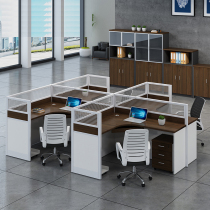 Office furniture staff desk card seat simple and modern 2 4 6 people screen work position staff table four people