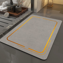 Bathroom door absorbent mat toilet quick-drying home toilet non-slip doormat toilet mat mat carpet mat
