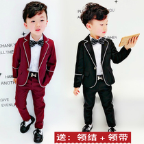 Childrens clothing Childrens spring and summer small suit suit Small suit dress suit Suit Two-piece suit Flower girl dress performance suit