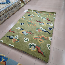 Chinese Classical ethnic Wind Lucky Cloud pure wool Living room Bedroom Book room Buddha Tang Carpet Handmade Knotted Machete Thicken