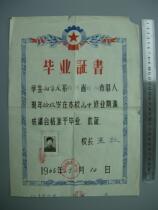 65 years Sichuan diploma