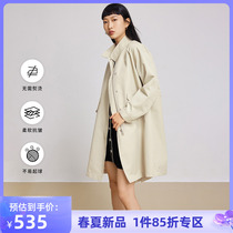 LILY2022 Spring new womens clothing comfortable horse cotton silk sliding quite hard to get up and retro-style coat jacket